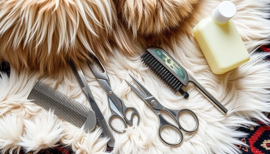 Grooming tools for Persian cats