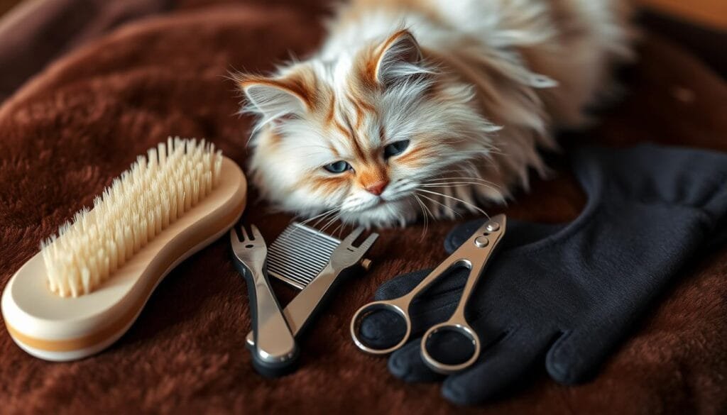 Persian cat grooming accessories